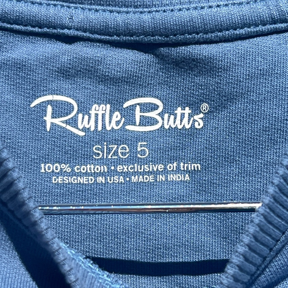 Ruffle Butts Hearts Print Ruffle Sweater - Picture 9 of 12